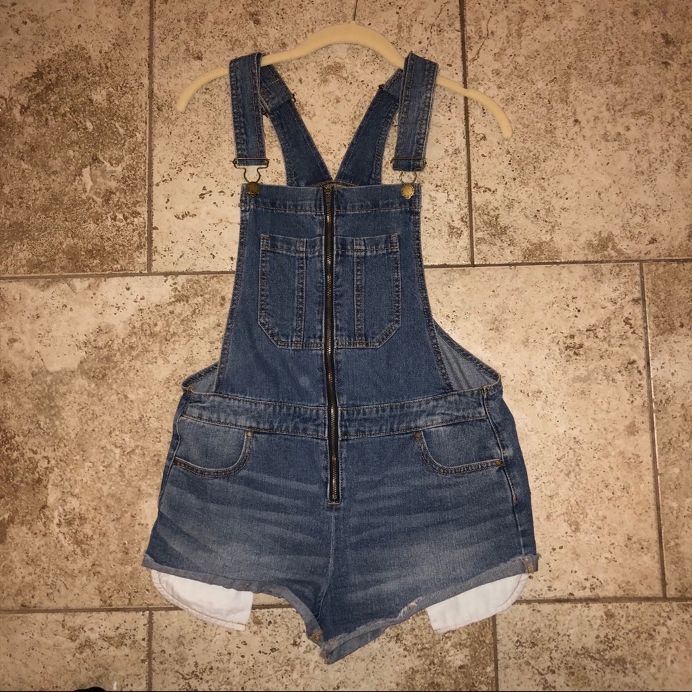 Denim overalls